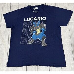 Pokemon Amazon Graphic T Shirt Club Exclusive Lucario Size XL HTF Rare